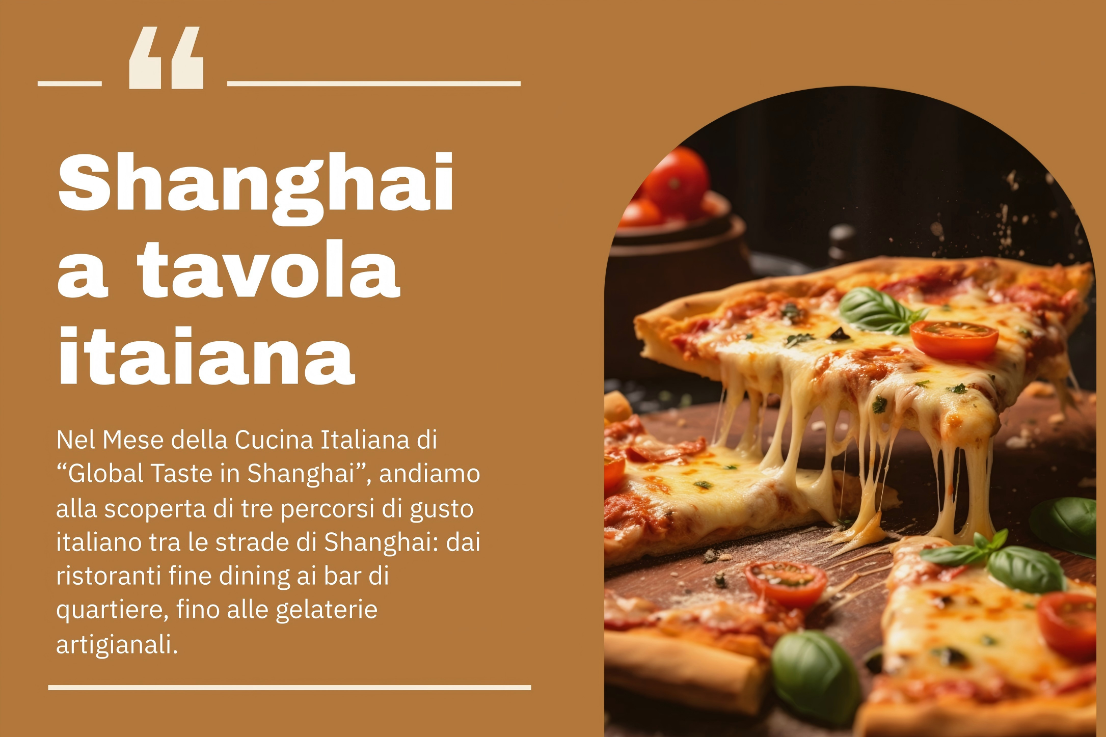 Shanghai a tavola italiana