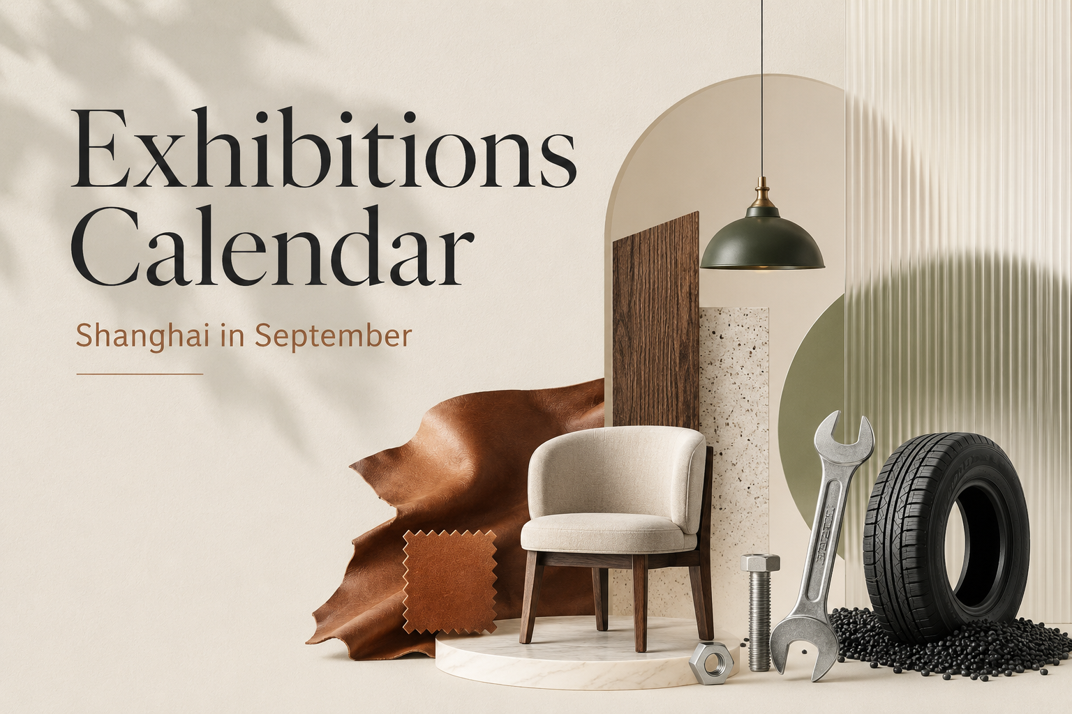 Le principali fiere in programma a Shanghai a settembre