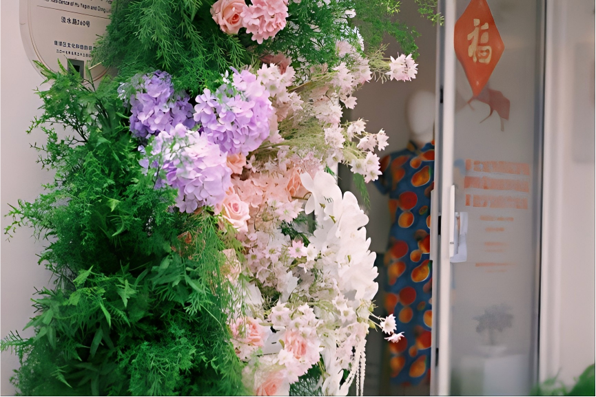 Danshui Road diventa una “via dei fiori”