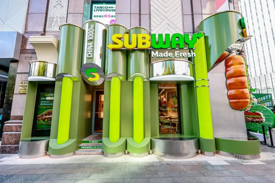 Subway China apre il 1.000° punto vendita a Shanghai